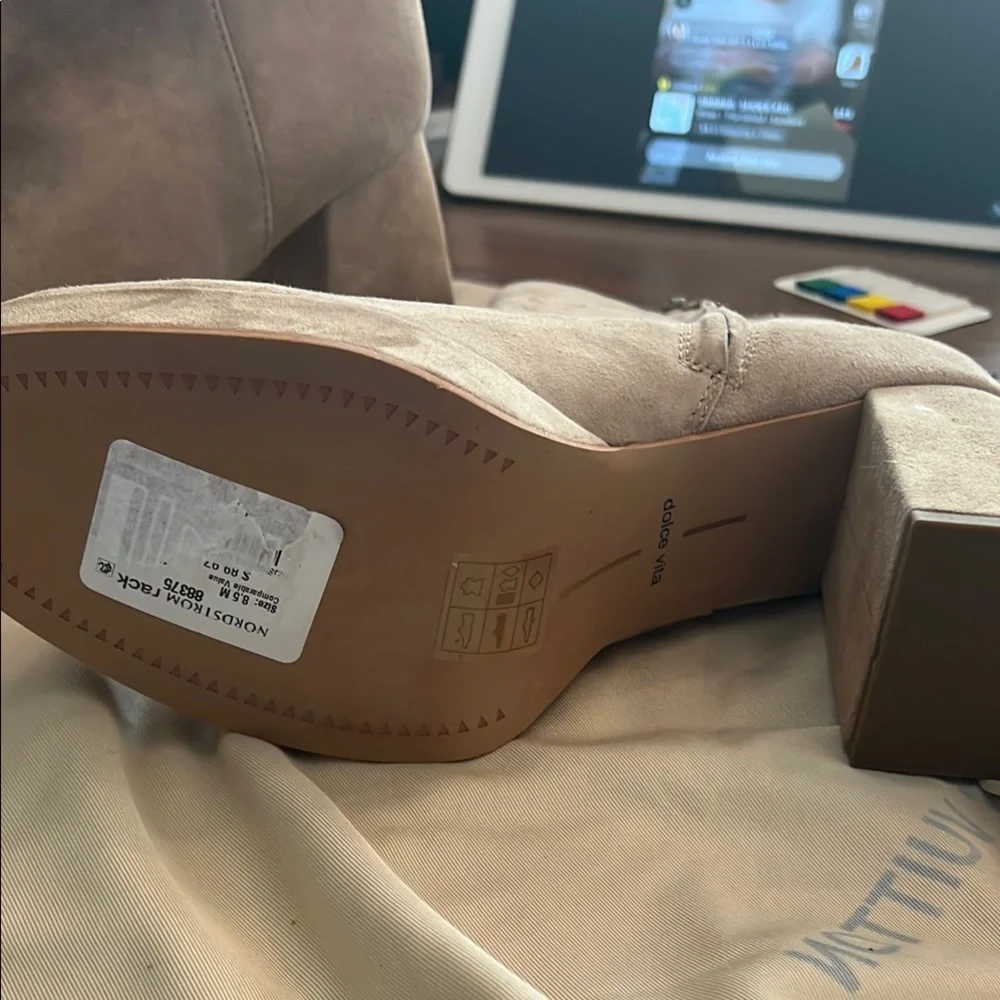 Dolce Vita Women's Ulyses Platform Suede Boot - 8.5 NWOB - Picture 6 of 11